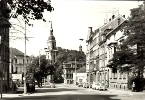 Ak Greiz im Vogtland, August-Bebel-Straße