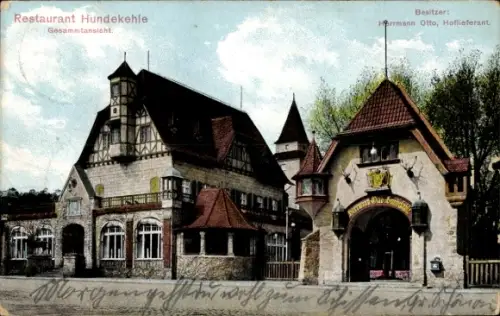 Ak Berlin Wilmersdorf Grunewald, Hundekehle