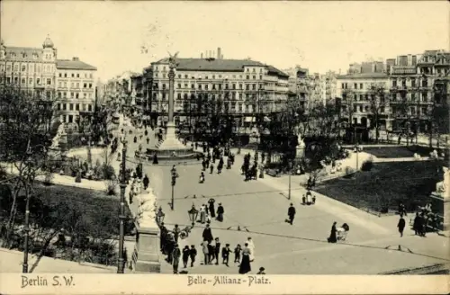 Ak Berlin Kreuzberg, Belle Alliance Platz