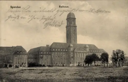 Ak Berlin Spandau, Rathaus
