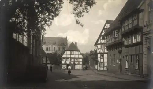 Ak Soest in Westfalen, Straßenansicht, Fachwerkhäuser