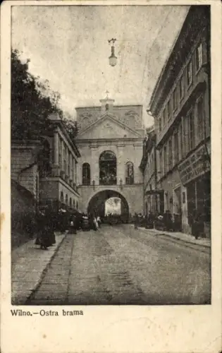 Ak Vilnius Wilna Wilno Litauen,  Ostra Brama, Tor der Morgenröte