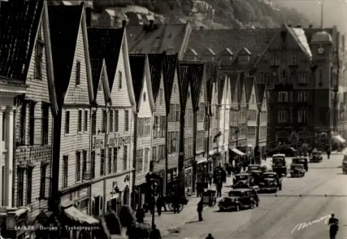Ak Bergen Norwegen, Tyskebryggen