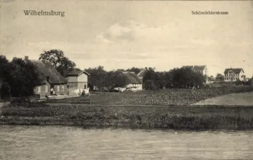 Ak Hamburg Wilhelmsburg Kirchdorf,  Schönefelderstrasse