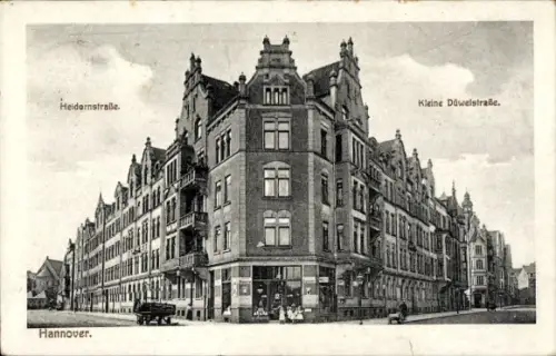 Ak Hannover, Heidornstraße, Kleine Düwelstraße