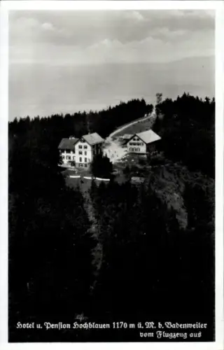 Ak Blauen Badenweiler im Schwarzwald, Hochblauen, Hotel u. Pension Hochblauen, Hochblauen 1170 m 