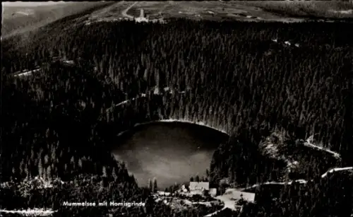 Ak Seebach im Schwarzwald Baden, Mummelsee mit Hornisgrinde