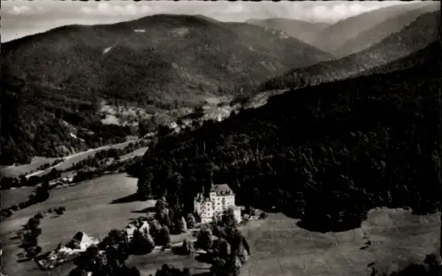 Ak Badenweiler im Schwarzwald, Fliegeraufnahme vom Haus Waldeck