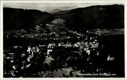 Ak Badenweiler im Schwarzwald, Luftaufnahme