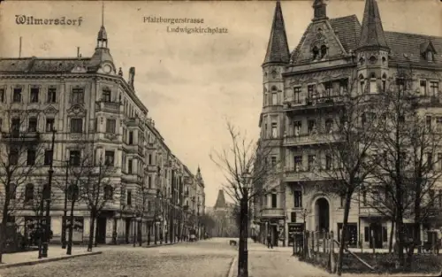 Ak Berlin Wilmersdorf, Pfalzburgerstraße, Ludwigskirchplatz
