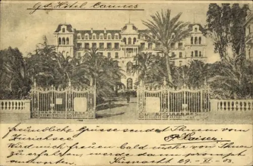 Ak Cannes Alpes Maritimes, Grand Hotel
