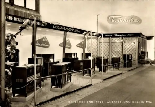 Ak Berlin, Deutsche Industrie-Ausstellung 1954, Pawerphon