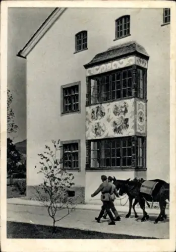 Ak Lenggries in Oberbayern, Prinz-Heinrich-Kaserne