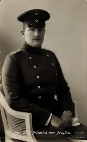 Ak Eitel Friedrich Prinz von Preußen, Portrait in Uniform, Liersch 1934