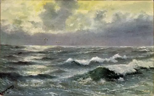 Künstler Ak Schmidt, R., Meeresstimmung