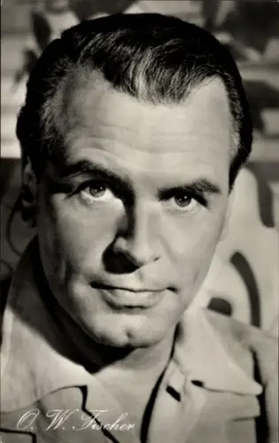 Ak Schauspieler O.W. Fischer, Portrait