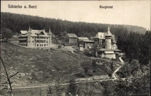 Ak Schierke Wernigerode im Harz,  Burghotel