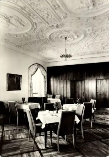 Ak Glowe auf Rügen, Schloss Spyker, FDGB Ferienheim und Restaurant