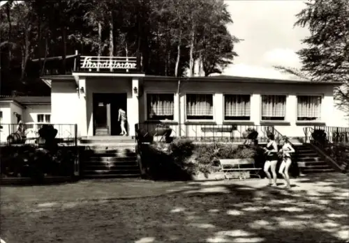 Ak Ostseebad Ückeritz auf Usedom, Strandhaus