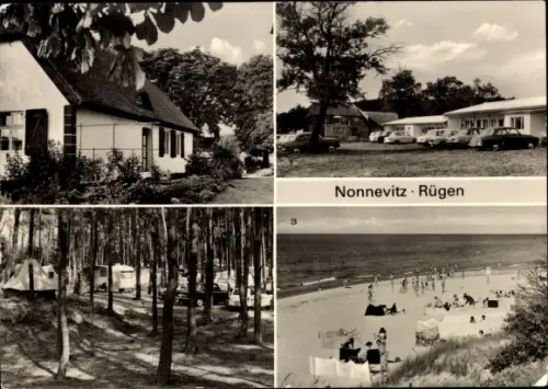 Ak Dranske auf Rügen, Ferienheim VEB Landtechnischer Anlagenbau Mihla, Campingplatz