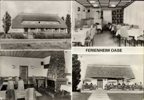 Ak Alt Reddevitz Middelhagen Mönchgut auf Rügen, Ferienheim Oase