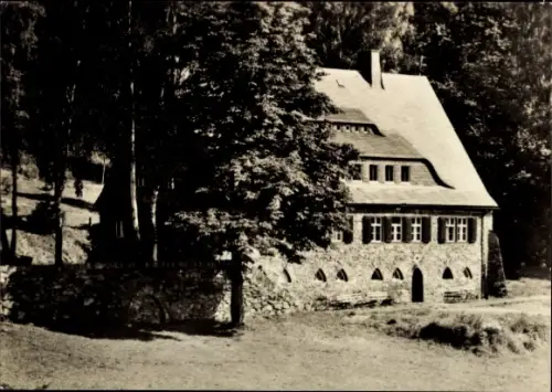 Ak Rittersgrün Breitenbrunn im Erzgebirge, Rittersgrün, Jugendherberge Ernst Schneller