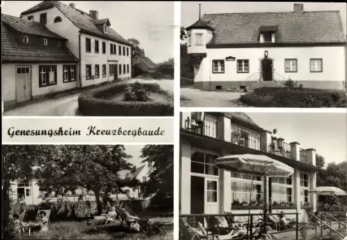 Ak Jauernick Buschbach Markersdorf Oberlausitz, Genesungsheim Kreuzbergbaude