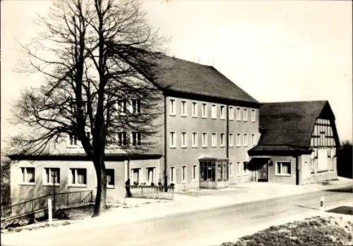 Ak Nassau Frauenstein im Erzgebirge, Handwerker-Erholungsheim, Außenansicht