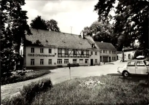 Ak Oberschöna in Sachsen, FDGB-Erholungsheim Oelmühle, Oberschöna über Freiberg, Telefon Frankens