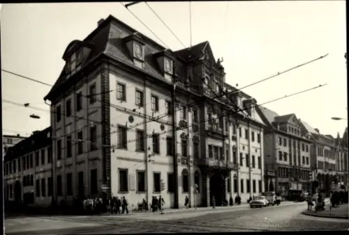 Ak Erfurt in Thüringen, Straßenpartie