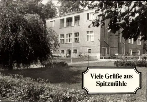 Ak Spitzmühle Strausberg in der Mark, Ferienheim Ernst Thälmann