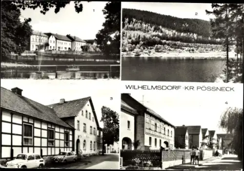 Ak Wilhelmsdorf an der Saale Thüringen, Zeltplatz Portenschmiede, Konsum Gaststätte Oberland