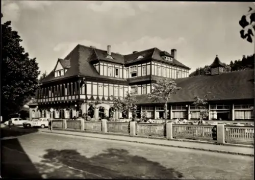 Ak Sitzendorf in Thüringen, HO-Hotel 'Zur Linde', Sitzendorf (Thür.)