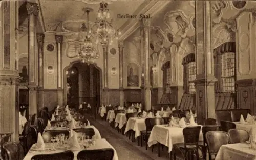 Ak Berlin Tiergarten, Potsdamer Platz, Weinstuben Kempinski, Berliner Saal