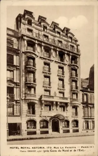 Ak Paris X, Hotel Royal Astoria 173, Rue la Fayette