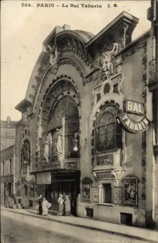 Ak Paris IX. Bezirksoper, Bal Tabarin