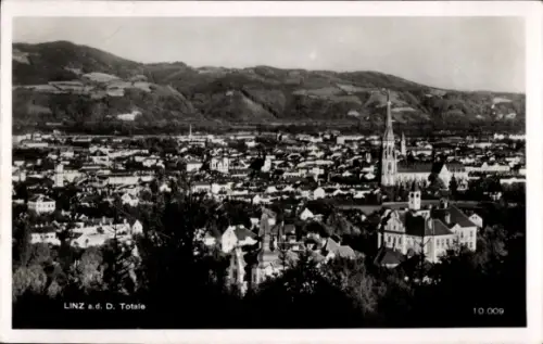 Ak Linz an der Donau Oberösterreich, Gesamtansicht