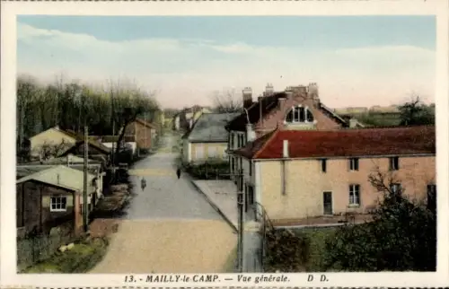 CPA Mailly le Camp Aube, Vue générale
