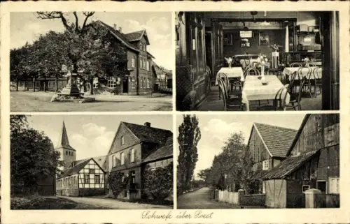 Ak Schwefe Welver in Westfalen, Gaststätte Dierks, Gaststube, Dorfstraße