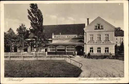 Ak Olbersdorf in Sachsen, Konzert und Ballhaus Kaisersäle, Bes. Gustav Ebermann