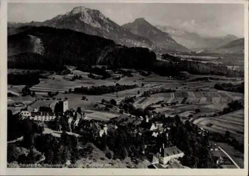 Ak Neubeuern in Oberbayern, Fliegeraufnahme