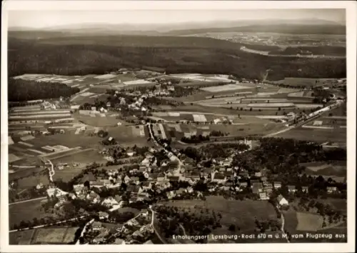 Ak Rodt Loßburg im Schwarzwald, Fliegeraufnahme