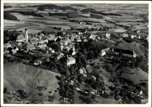 Ak Bad Griesbach im Rottal Niederbayern, Fliegeraufnahme