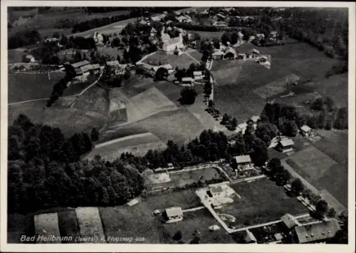 Ak Bad Heilbrunn in Oberbayern, Luftaufnahme