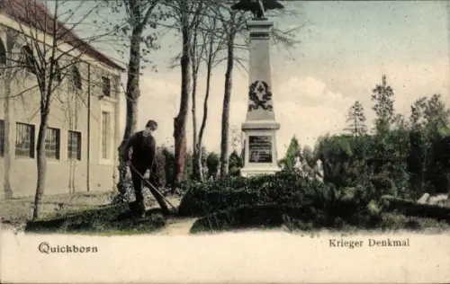 Ak Quickborn in Holstein, Kriegerdenkmal