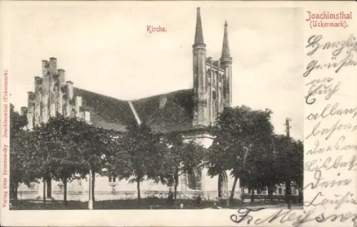 Ak Joachimsthal in der Uckermark, Kirche