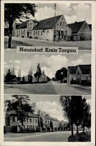 Ak Naundorf in Sachsen, Straße, Häuser