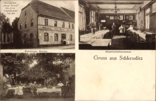 Ak Schkeuditz in Sachsen, Restaurant Stadt Berlin
