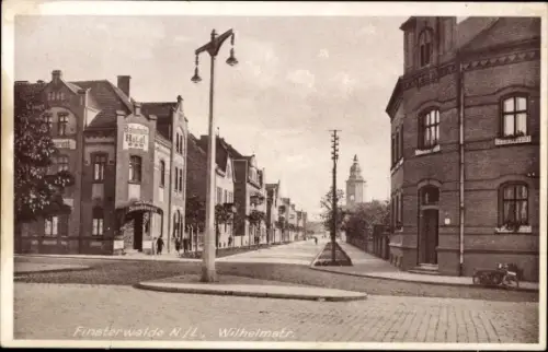 Ak Finsterwalde in der Niederlausitz, Wilhelmstraße