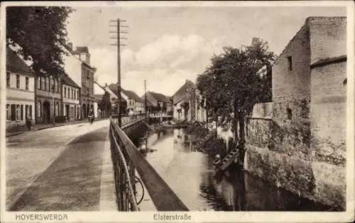 Ak Hoyerswerda in der Oberlausitz, Elsterstraße